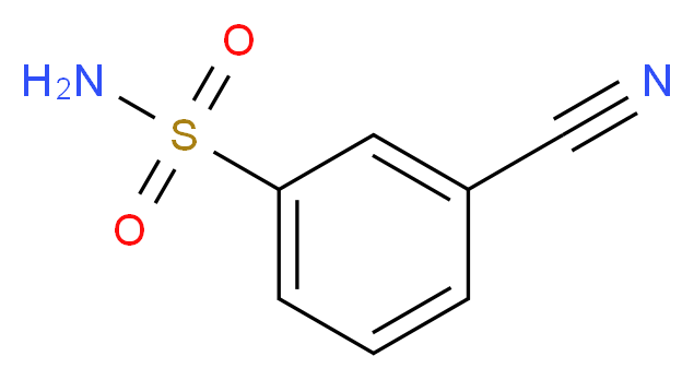 3-cyanobenzene-1-sulfonamide_分子结构_CAS_3118-68-1