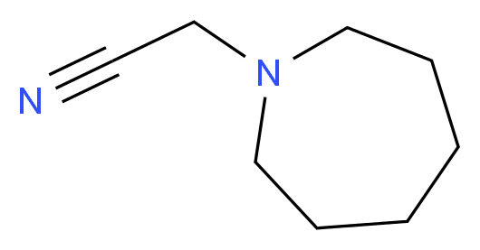 2-(azepan-1-yl)acetonitrile_分子结构_CAS_54714-50-0