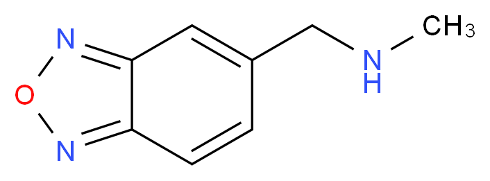 (2,1,3-benzoxadiazol-5-ylmethyl)(methyl)amine_分子结构_CAS_915921-29-8