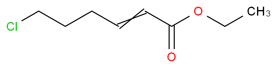 6-Chloro-hex-2-enoic acid ethyl ester_分子结构_CAS_72448-92-1)