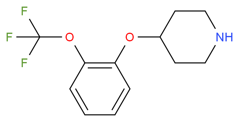 4-(2-(Trifluoromethoxy)phenoxy)piperidine_分子结构_CAS_902836-49-1)