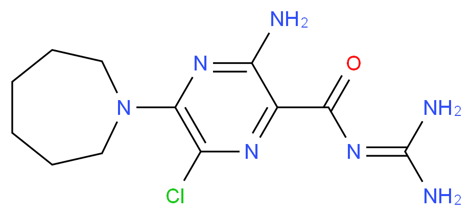 5-(N,N-Hexamethylene)amiloride_分子结构_CAS_1428-95-1)