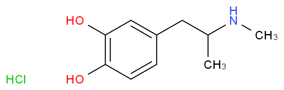 3,4-Dihydroxy Methamphetamine Hydrochloride_分子结构_CAS_438625-60-6)