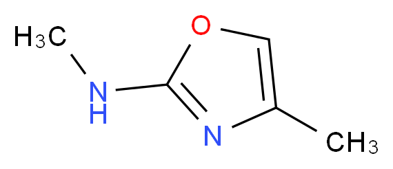 N,4-dimethyl-1,3-oxazol-2-amine_分子结构_CAS_67067-39-7