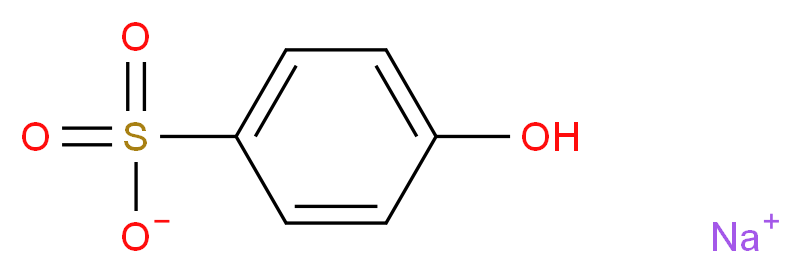 sodium 4-hydroxybenzene-1-sulfonate_分子结构_CAS_825-90-1