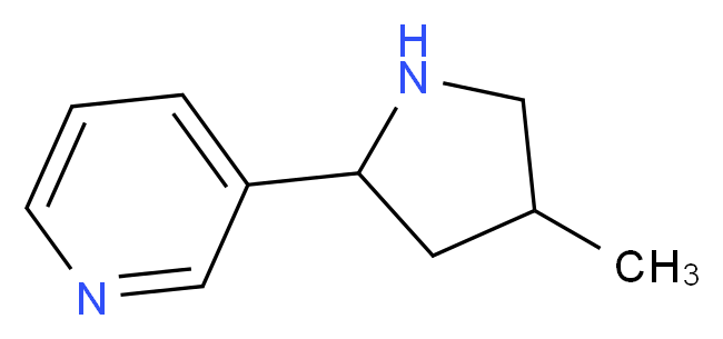 3-(4-methylpyrrolidin-2-yl)pyridine_分子结构_CAS_603090-13-7)