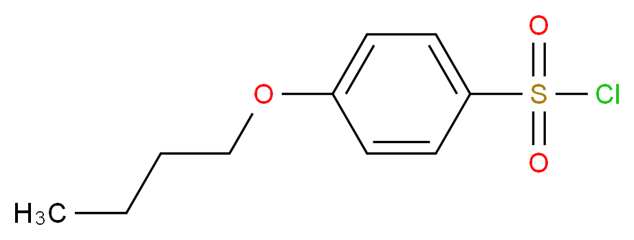 4-(n-Butoxy)benzenesulfonyl chloride_分子结构_CAS_1138-56-3)