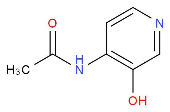 N-(3-Hydroxypyridin-4-yl)acetamide_分子结构_CAS_70118-99-9)