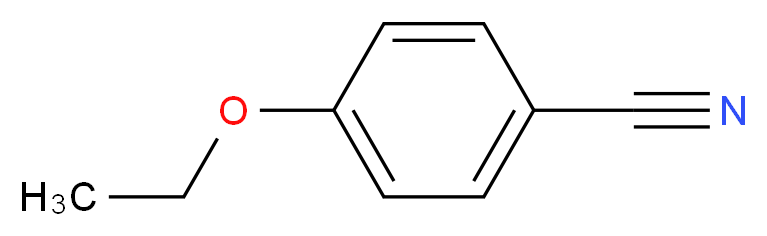 4-ethoxybenzonitrile_分子结构_CAS_25117-74-2