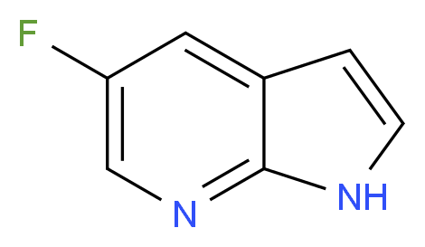 5-Fluoro-1H-pyrrolo[2,3-b]pyridine_分子结构_CAS_866319-00-8)