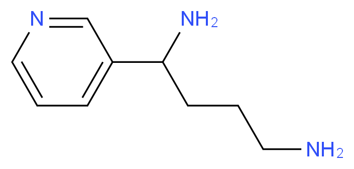 1-(pyridin-3-yl)butane-1,4-diamine_分子结构_CAS_374064-04-7