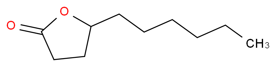 5-hexyloxolan-2-one_分子结构_CAS_706-14-9