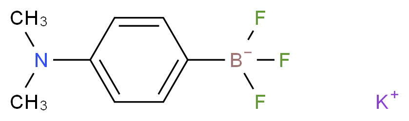 potassium [4-(dimethylamino)phenyl]trifluoroboranuide_分子结构_CAS_1187951-61-6