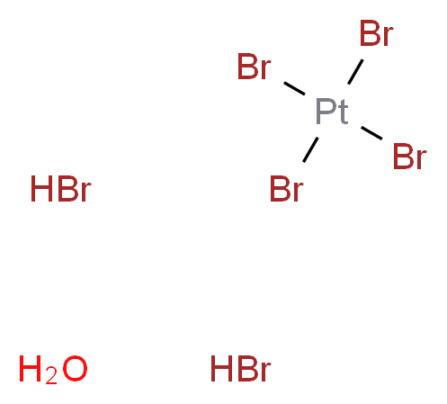 tetrabromoplatinum hydrate dihydrobromide_分子结构_CAS_207386-85-4