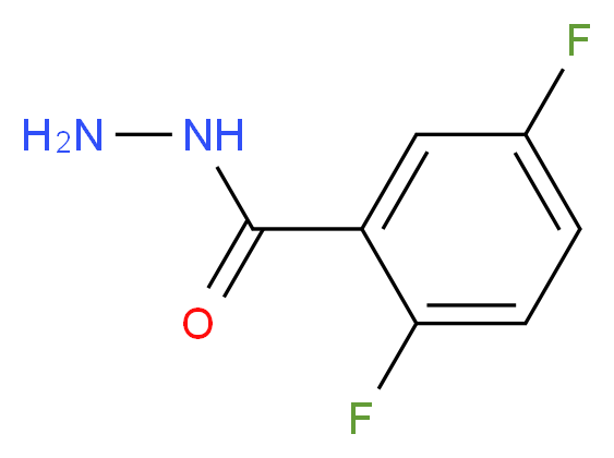 2,5-Difluorobenzhydrazide_分子结构_CAS_265644-03-9)