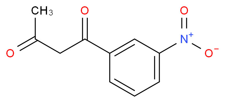 1-(3-Nitro-phenyl)-butane-1,3-dione_分子结构_CAS_5435-66-5)