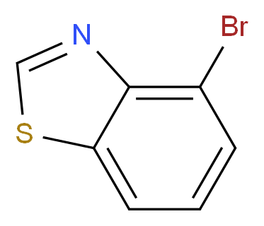 4-bromo-1,3-benzothiazole_分子结构_CAS_767-68-0