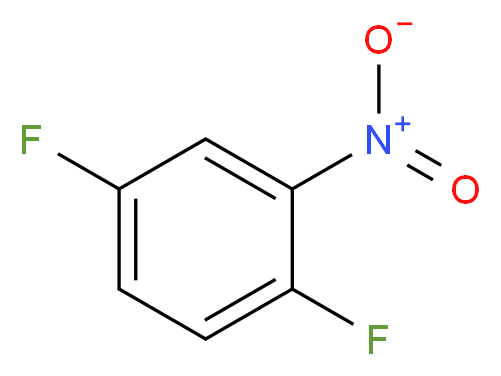 1,4-difluoro-2-nitrobenzene_分子结构_CAS_364-74-9