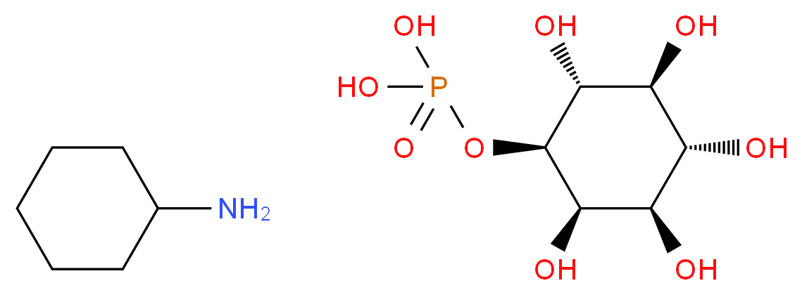 D-myo-Inositol 1-monophosphate Cyclohexylammonium Salt_分子结构_CAS_)
