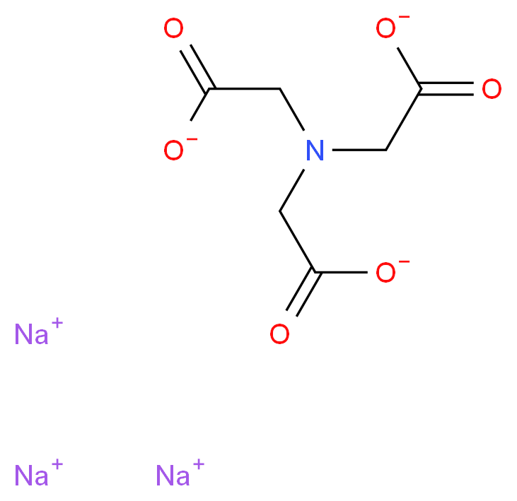 NITRILOTRIACETIC ACID TRISODIUM SALT TECHNICAL GRADE_分子结构_CAS_5064-31-3)