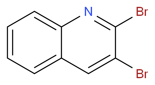 2,3-Dibromoquinoline_分子结构_CAS_13721-00-1)