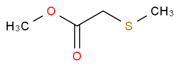 Methyl S-methylthioglycolate_分子结构_CAS_16630-66-3)