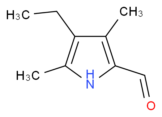 4-Ethyl-3,5-dimethyl-1H-pyrrole-2-carbaldehyde_分子结构_CAS_6250-80-2)