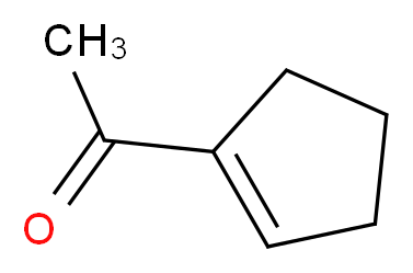 1-(cyclopent-1-en-1-yl)ethan-1-one_分子结构_CAS_16112-10-0