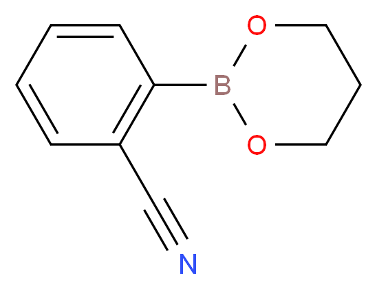 2-Cyanobenzeneboronic acid, propane-1,3-diol ester_分子结构_CAS_172732-52-4)