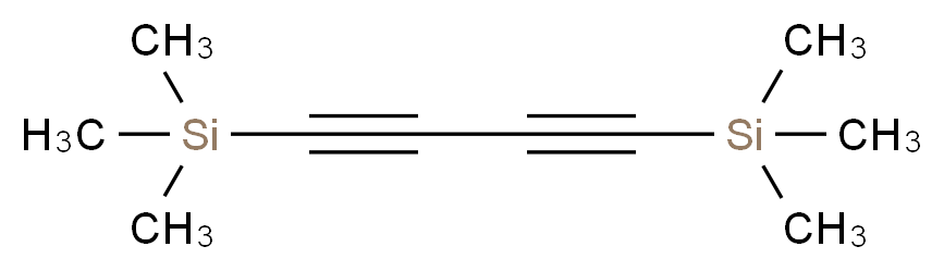 1,4-BIS(TRIMETHYLSILYL)-1,3-BUTADIYNE_分子结构_CAS_4526/7/2)