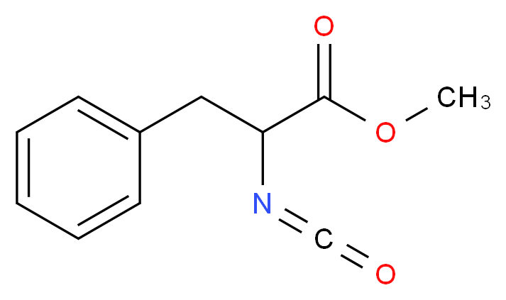 methyl 2-isocyanato-3-phenylpropanoate_分子结构_CAS_40203-94-9