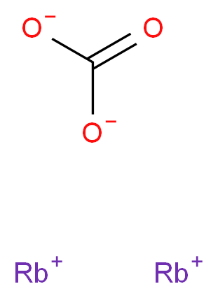 dirubidium(1+) ion carbonate_分子结构_CAS_584-09-8