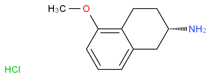 (s)-2-amino-5-methoxytetralin hydrochloride_分子结构_CAS_58349-17-0)