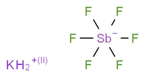 六氟锑酸钾, 98% 最低_分子结构_CAS_16893-92-8)