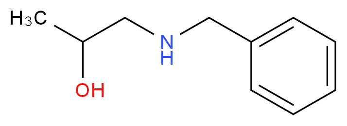 1-(benzylamino)propan-2-ol_分子结构_CAS_)