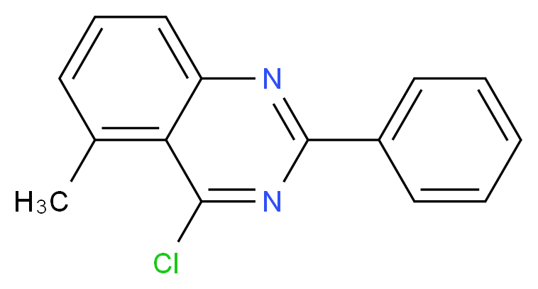 4-CHLORO-5-METHYL-2-PHENYL-QUINAZOLINE_分子结构_CAS_885277-13-4)