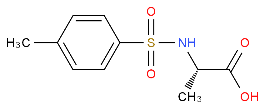 (S)-2-(4-Methylphenylsulfonamido)propanoic acid_分子结构_CAS_21957-58-4)
