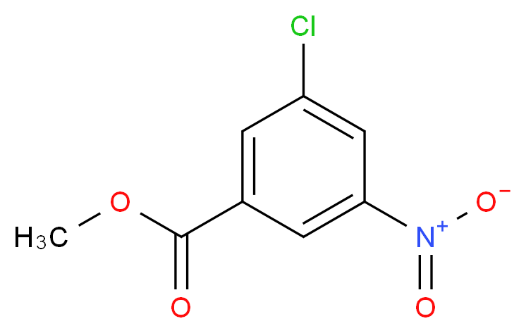 methyl 3-chloro-5-nitrobenzoate_分子结构_CAS_36138-28-0