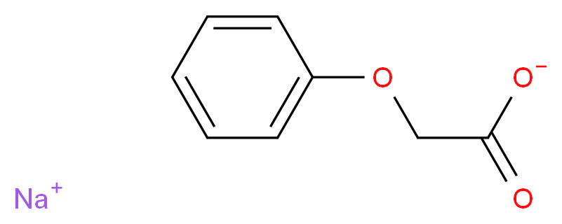 sodium 2-phenoxyacetate_分子结构_CAS_3598-16-1