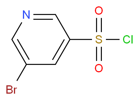 5-bromopyridine-3-sulfonyl chloride_分子结构_CAS_65001-21-0