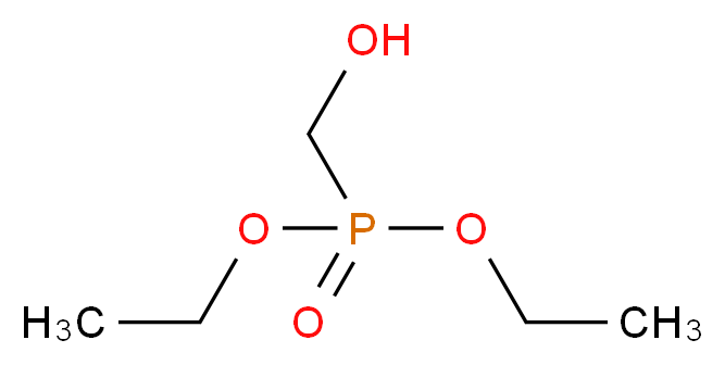 DIETHYL HYDROXYMETHYLPHOSPHONATE_分子结构_CAS_3084-40-0)