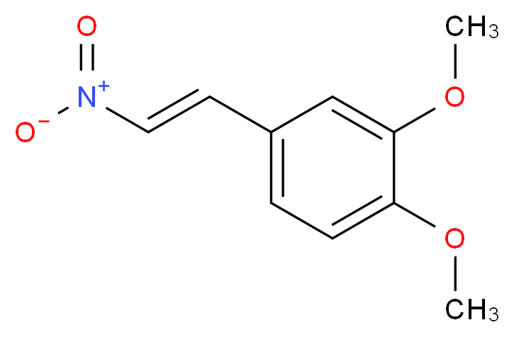 3,4-Dimethoxy-&beta;-nitrostyrene_分子结构_CAS_4230-93-7)