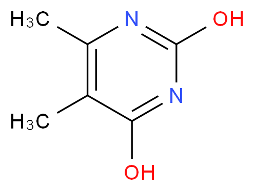 dimethylpyrimidine-2,4-diol_分子结构_CAS_26305-13-5