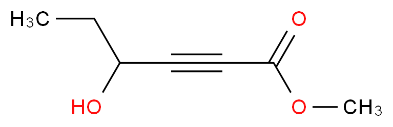 methyl 4-hydroxyhex-2-ynoate_分子结构_CAS_112780-04-8