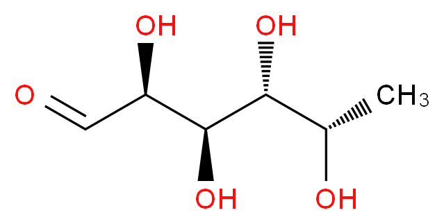 L-(-)-Fucose_分子结构_CAS_2438-80-4)