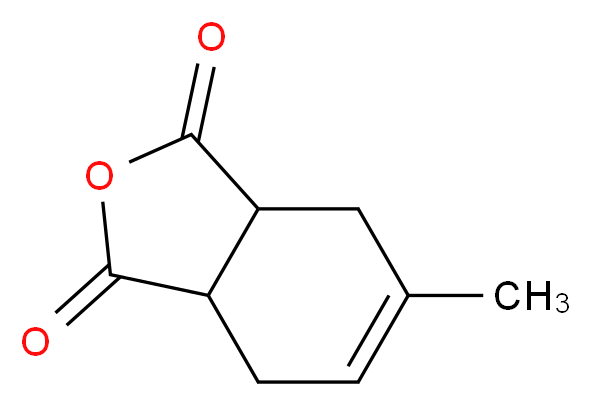 5-methyl-1,3,3a,4,7,7a-hexahydro-2-benzofuran-1,3-dione_分子结构_CAS_3425-89-6