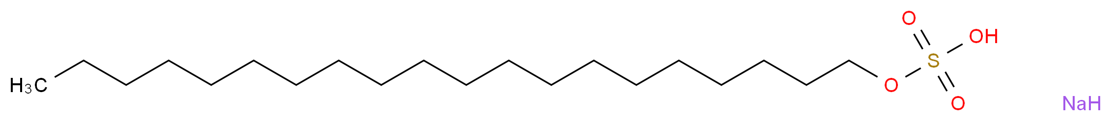 (icosyloxy)sulfonic acid sodium_分子结构_CAS_13177-49-6