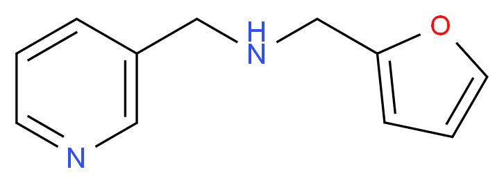 1-(furan-2-yl)-N-(pyridin-3-ylmethyl)methanamine_分子结构_CAS_)