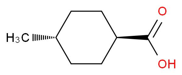 (1r,4r)-4-methylcyclohexane-1-carboxylic acid_分子结构_CAS_13064-83-0