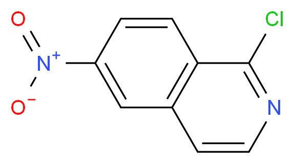 1-chloro-6-nitroisoquinoline_分子结构_CAS_1367810-55-6